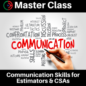 Master Class: Communication Skills for Estimators
