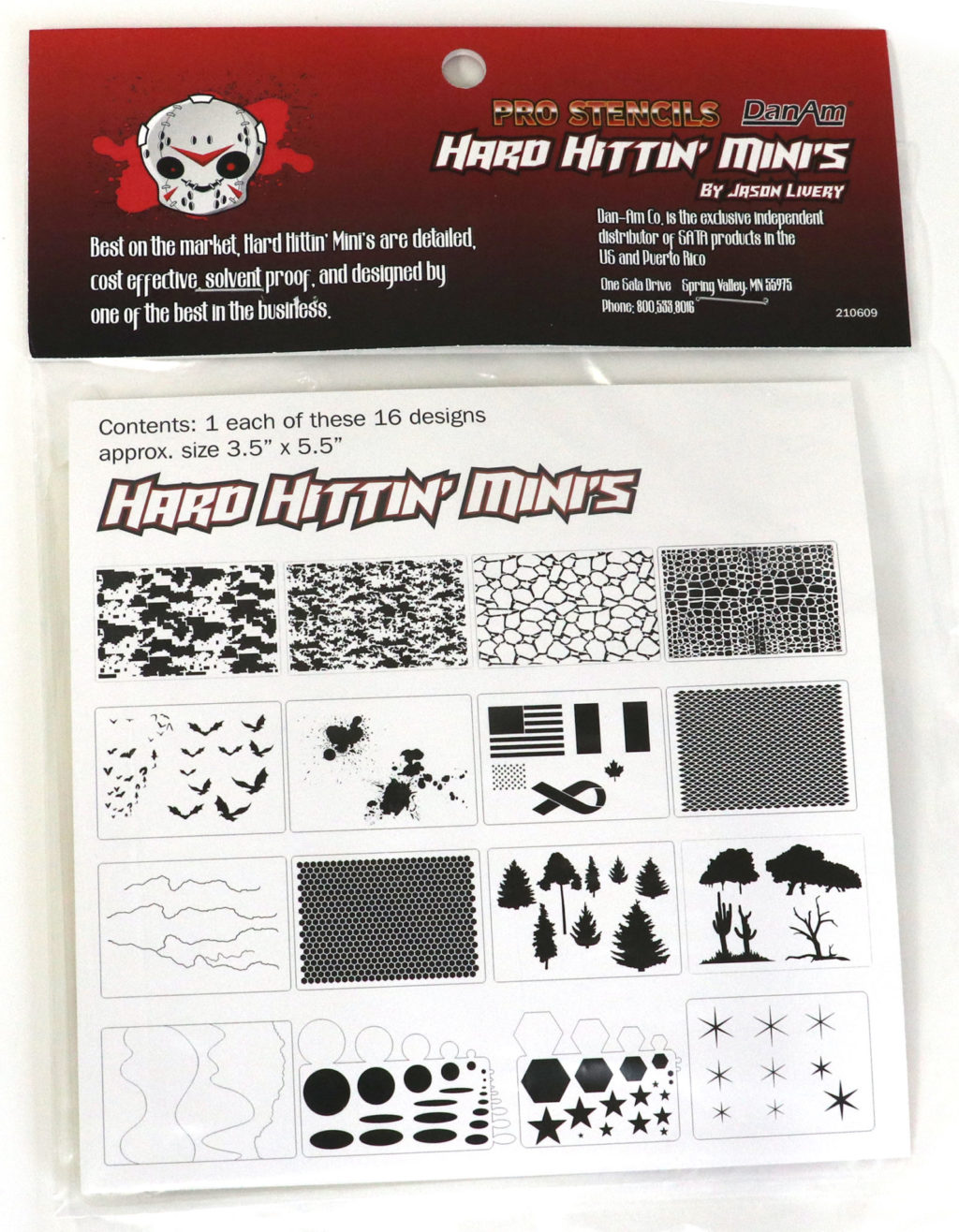 Pro Stencils Hard Hittin' Mini's